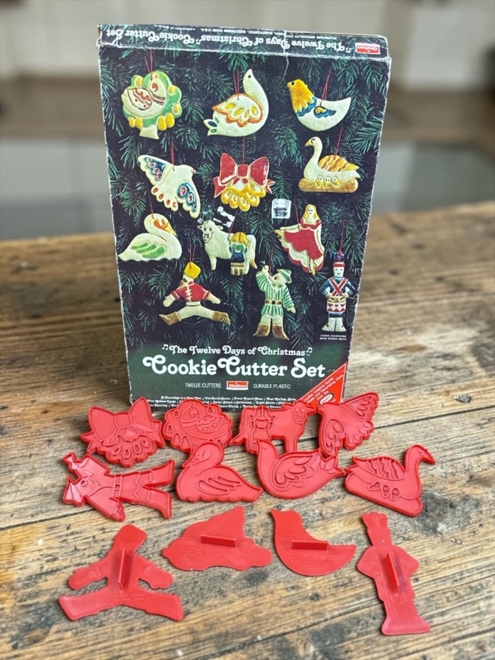 1978 CHILTON “The Twelve Days of Christmas” Cookie Cutter Set